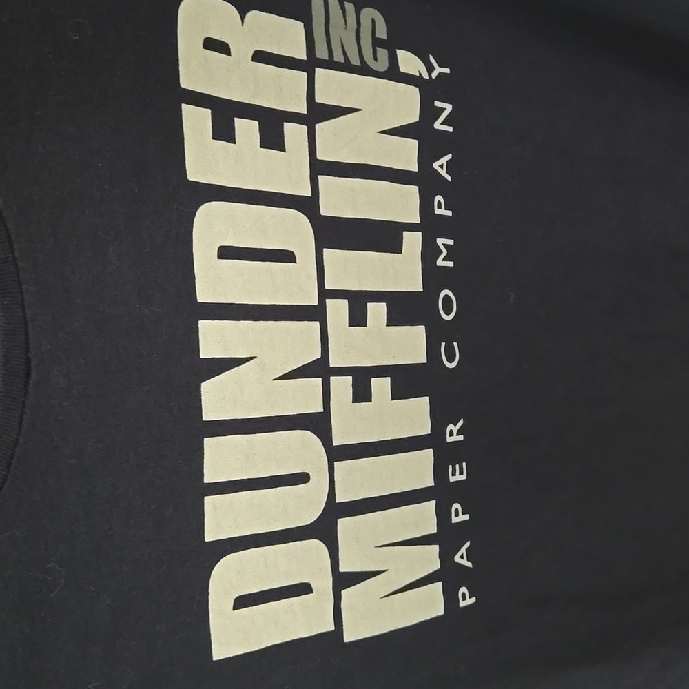Dunder Mifflin Black T-Shirt for Men - Picture 5 of 8